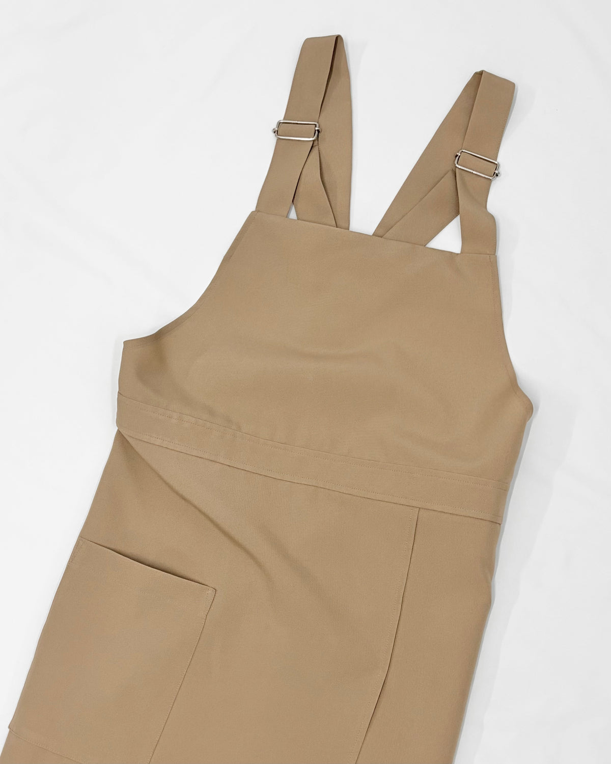 アジャストエプロンドレス moca brown
