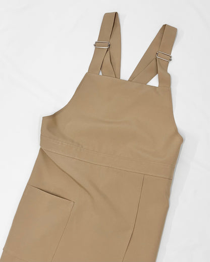 アジャストエプロンドレス moca brown