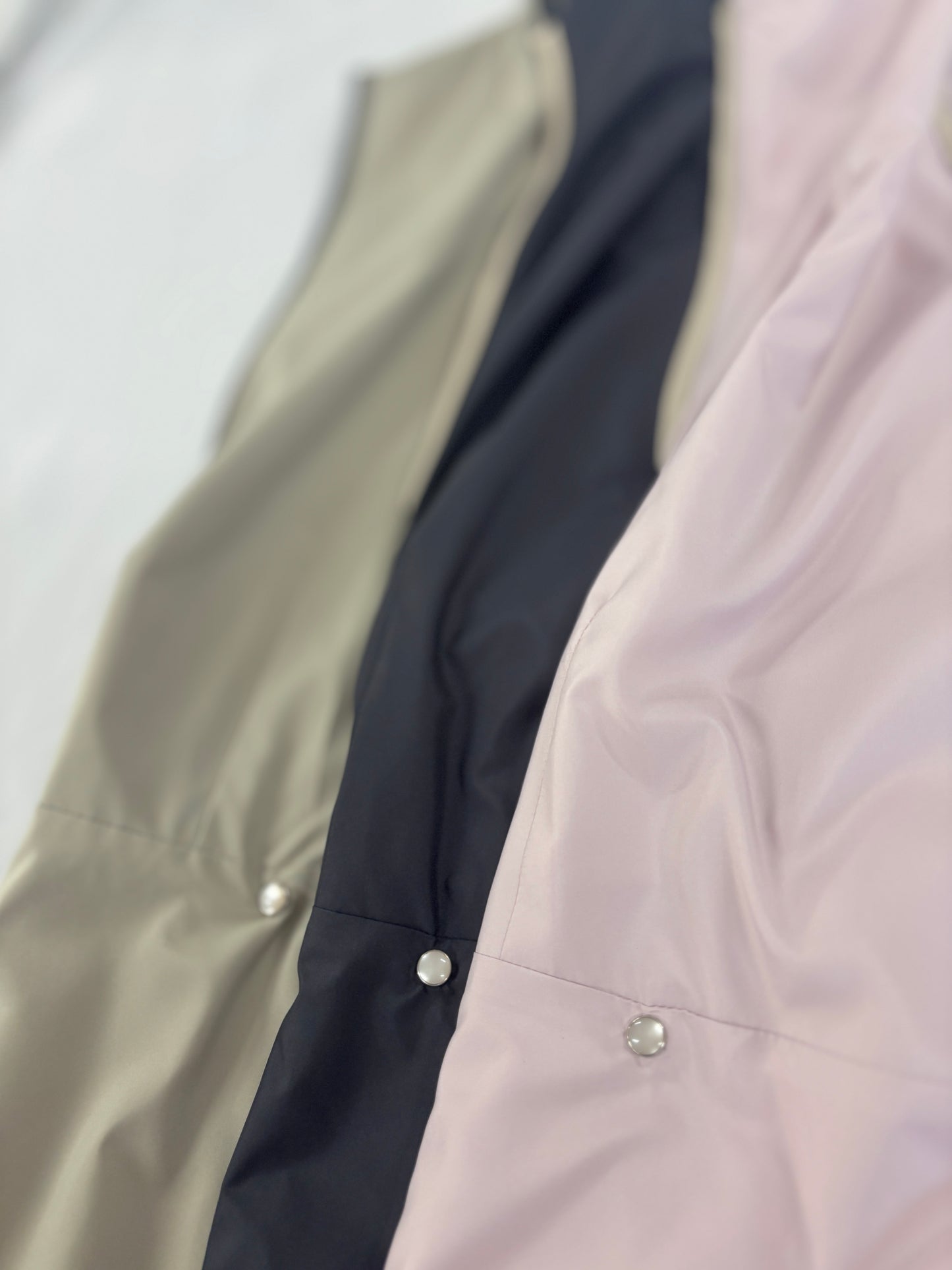 レイヤーエプロンドレス dusty pink