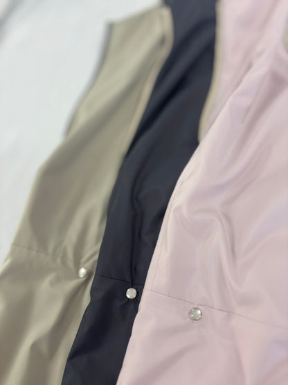 レイヤーエプロンドレス dusty pink