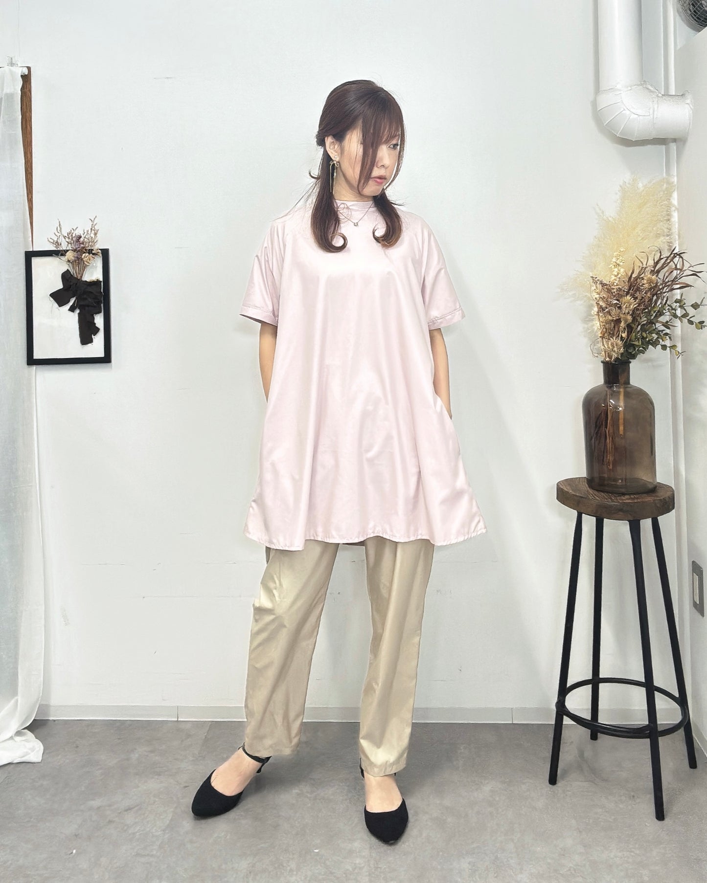 テーパードパンツ beige / khaki / black