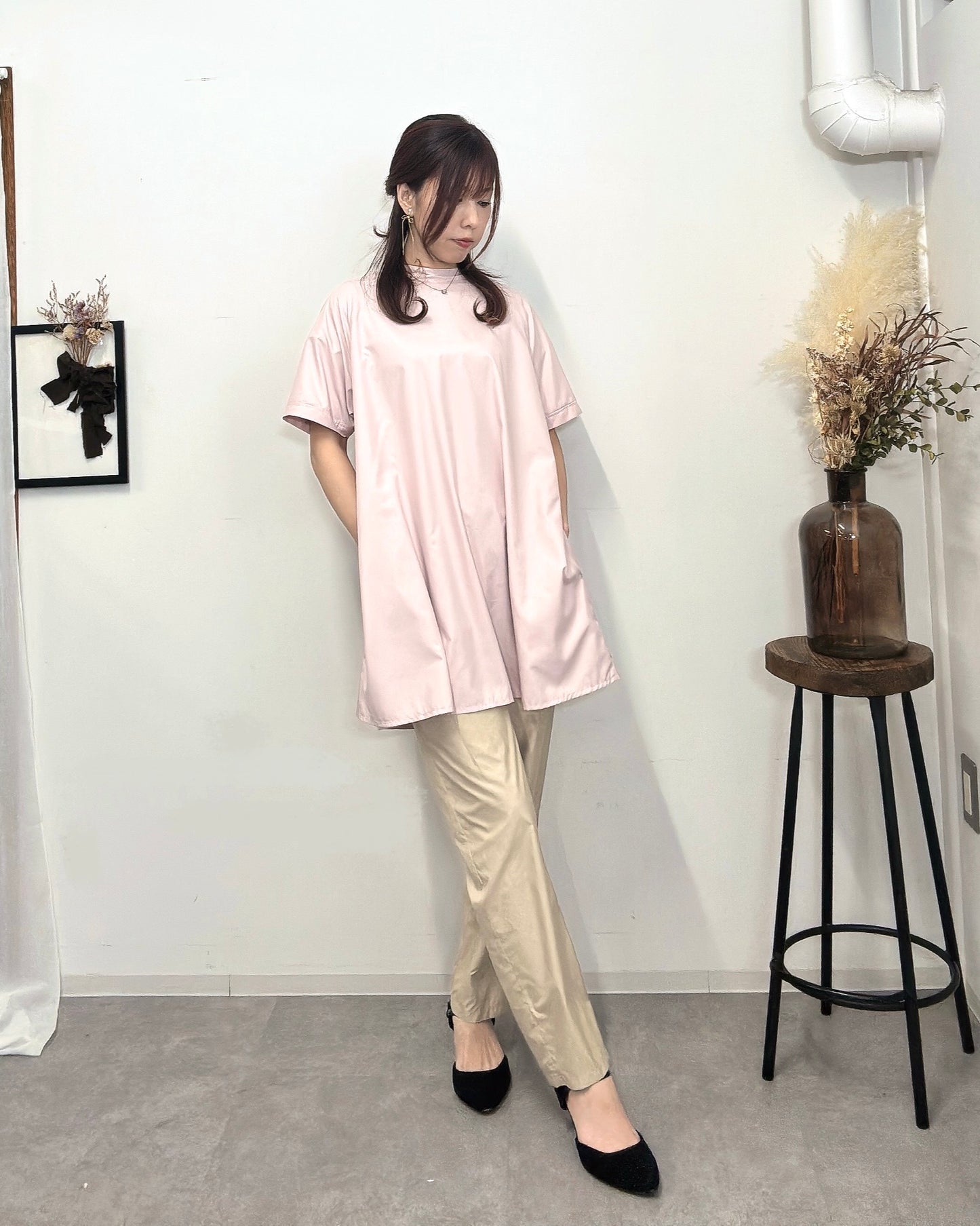 テーパードパンツ beige / khaki / black