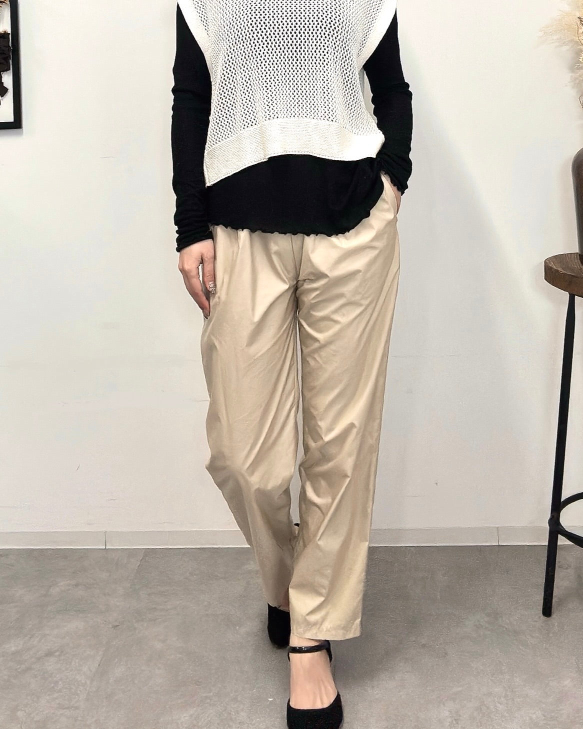 テーパードパンツ beige / khaki / black
