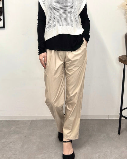 テーパードパンツ beige / khaki / black